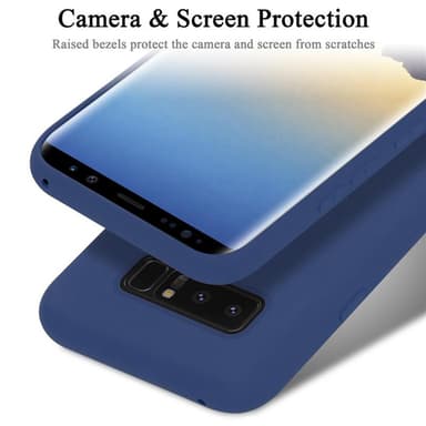 Samsung Galaxy NOTE 8 silikondeksel case (blå)