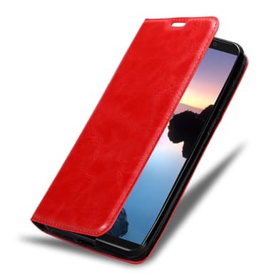 Cubot J7 lommebokdeksel case (rød)