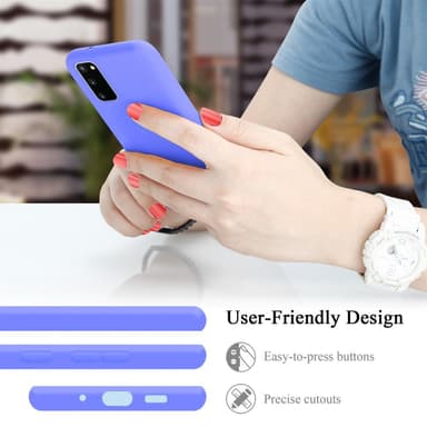 Samsung Galaxy S20 FE silikondeksel case (lilla)