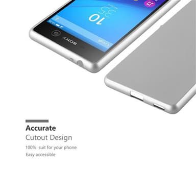 Deksel Sony Xperia M5 Case Cover (sølv)