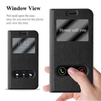 Samsung Galaxy J3 2016 lommebokdeksel cover (svart)