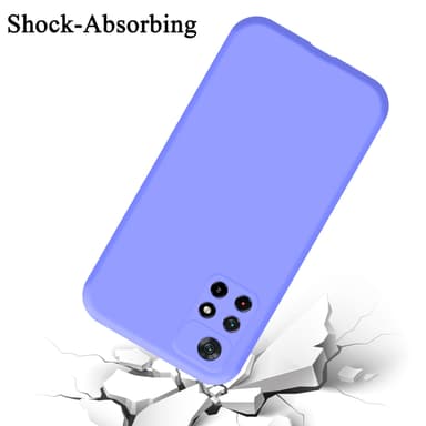 Xiaomi POCO M4 PRO 5G silikondeksel case (lilla)