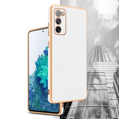Samsung Galaxy S20 FE silikondeksel case (hvit)