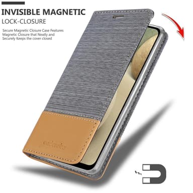 Samsung Galaxy A12 / M12 lommebokdeksel etui (grå)