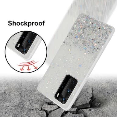 Huawei P40 PRO / P40 PRO+ Silikondeksel Glitter