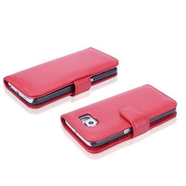 Samsung Galaxy S6 lommebokdeksel case (rød)