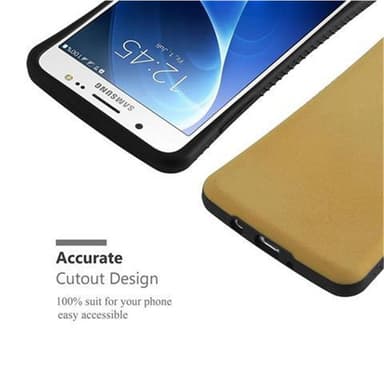 Samsung Galaxy J5 2016 Hardt Deksel Cover (brun)