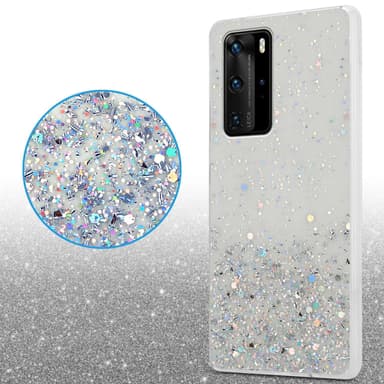 Huawei P40 PRO / P40 PRO+ Silikondeksel Glitter