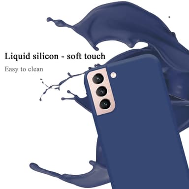 Samsung Galaxy S21 5G silikondeksel case (blå)