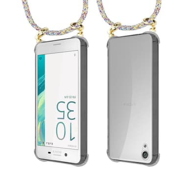 Sony Xperia X Deksel med Halskjede (gul)