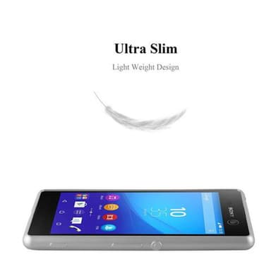 Deksel Sony Xperia M5 Case Cover (sølv)