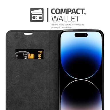 iPhone 14 PRO lommebokdeksel case (rød)