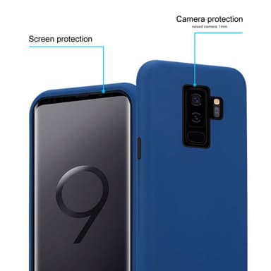 Samsung Galaxy S9 PLUS Deksel Case Cover (blå)