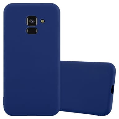 Deksel Samsung Galaxy A8 PLUS 2018 Silikon cover (blå)