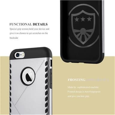 iPhone 6 / 6S deksel Utendørs cover (sølv)