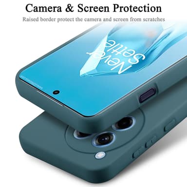 OnePlus 12R silikondeksel case (Grønn)