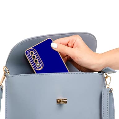 Huawei P30 silikondeksel cover (blå)