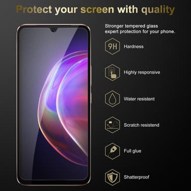 Vivo V21 4G / 5G 3x Skjermbeskytter Skärmskydd