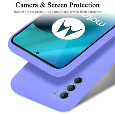 Motorola MOTO G71 5G silikondeksel case (Lilla)