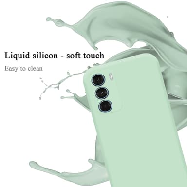 Motorola MOTO G200 5G silikondeksel case (grønn)