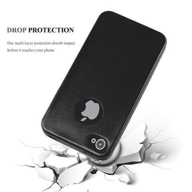 Deksel iPhone 4 / 4S Case Cover (svart)