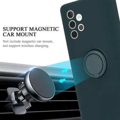 Deksel Samsung Galaxy A32 5G Ring Case (grønn)