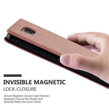 Samsung Galaxy ALPHA lommebokdeksel case (brun)