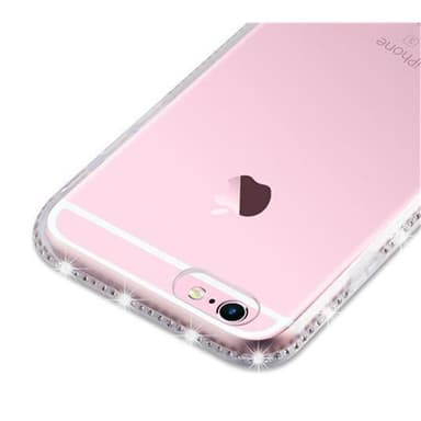 iPhone 6 / 6S Deksel Glitter Case (hvit)
