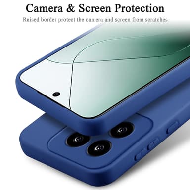 Xiaomi 14 silikondeksel case (Blå)