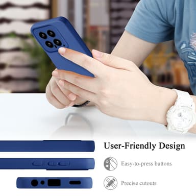 Xiaomi 14 silikondeksel case (Blå)