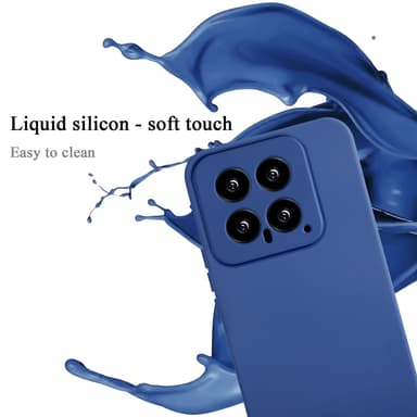 Xiaomi 14 silikondeksel case (Blå)
