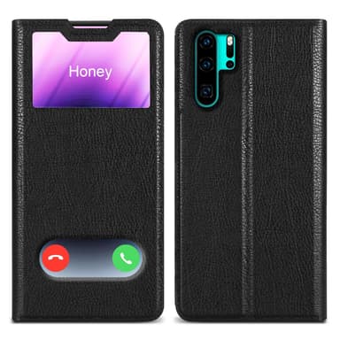 Huawei P30 PRO lommebokdeksel cover (svart)