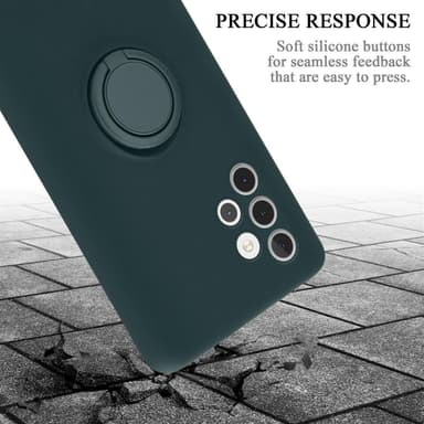 Deksel Samsung Galaxy A32 5G Ring Case (grønn)