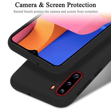 Samsung Galaxy A21 silikondeksel case (svart)