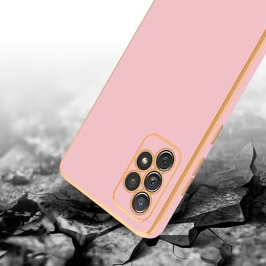 Samsung Galaxy A72 4G / 5G silikondeksel case (rosa)