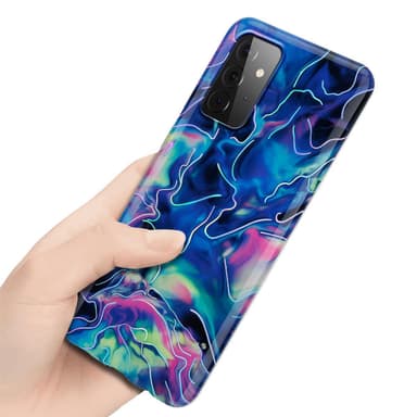 Samsung Galaxy A72 4G / 5G lommebokdeksel etui (blå)