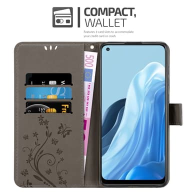 Oppo FIND X5 LITE / Reno7 5G lommebokdeksel Blomster
