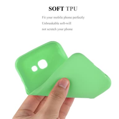 Deksel Samsung Galaxy A7 2017 Silikon cover (grønn)