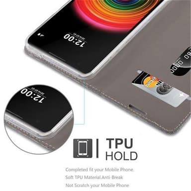 LG X POWER lommebokdeksel etui (grå)