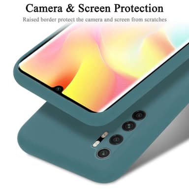 Xiaomi Mi NOTE 10 LITE silikondeksel case (Grønn)