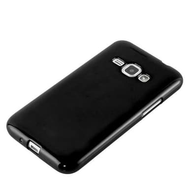 Samsung Galaxy J1 2015 Deksel Case Cover (svart)