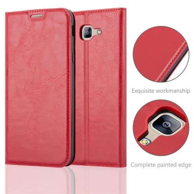 Samsung Galaxy A8 2016 lommebokdeksel case (rød)