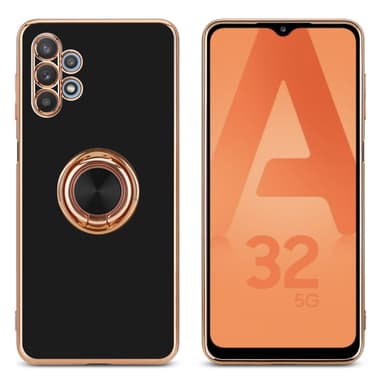 Samsung Galaxy A32 5G silikondeksel case (svart)
