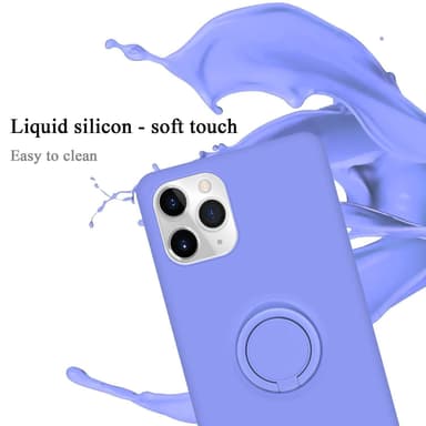 Deksel iPhone 11 PRO MAX Ring Case (lilla)