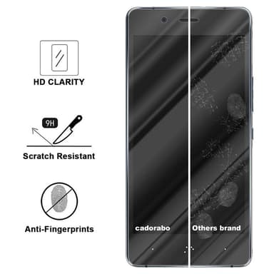 BQ Aquaris X5 Skjermbeskytter Skärmskydd