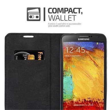 Samsung Galaxy NOTE 3 NEO lommebokdeksel case (brun)