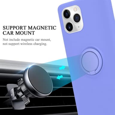 Deksel iPhone 11 PRO MAX Ring Case (lilla)