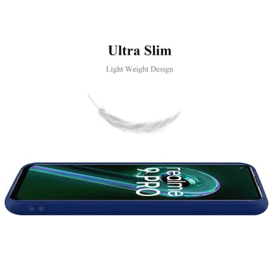 Deksel Realme 9 4G / 9 PRO+ Silikon cover (blå)