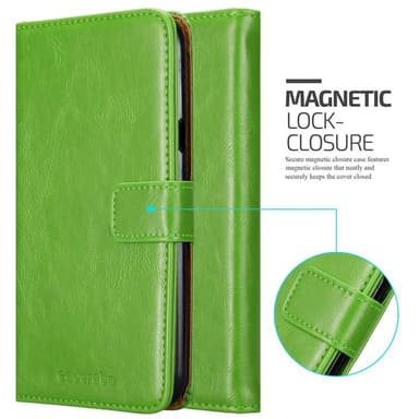 LG X POWER 2 lommebokdeksel etui (grønn)