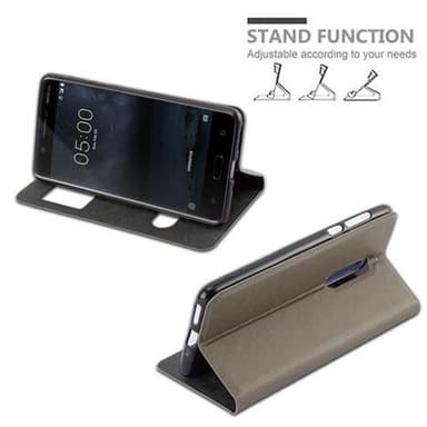 Nokia 5 2017 lommebokdeksel cover (brun)